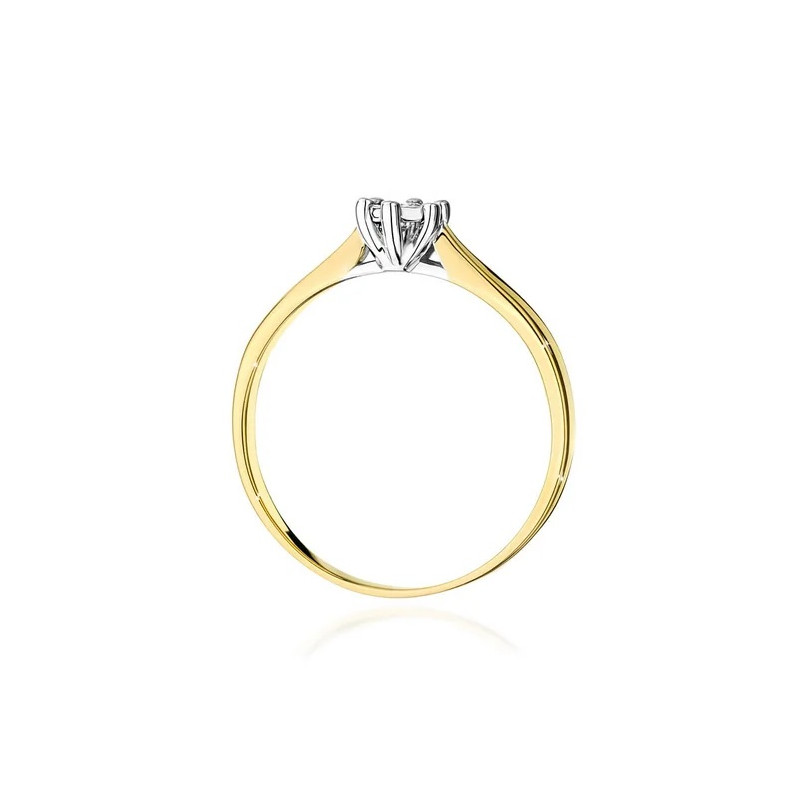 Zásnubní prsten Soliter Magic ze zlata pr. 585 s diamantem | iSezam.cz