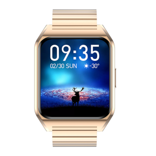 Smartwatch Rubicon RNCE89 Złoty - Bluetooth Call, Pulsoksymetr - JubilerSezam.pl