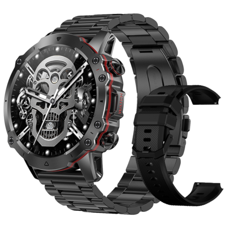 Smartwatch Rubicon RNCF18 Czarny - Pulsometr, Bluetooth - JubilerSezam.pl