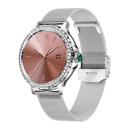 Smartwatch Rubicon RNCF19 Srebrny - Bluetooth Call - JubilerSezam.pl