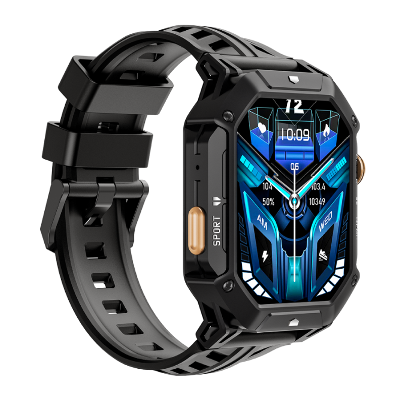 Smartwatch Rubicon RNCF24 Czarny - Nowoczesny Design - JubilerSezam.pl