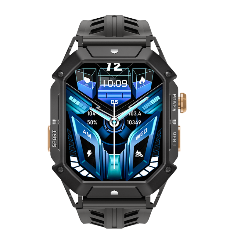 Smartwatch Rubicon RNCF24 Czarny - Nowoczesny Design - JubilerSezam.pl