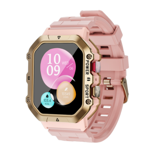 Różowy Smartwatch Rubicon RNCF28 SMARUB290 - JubilerSezam.pl