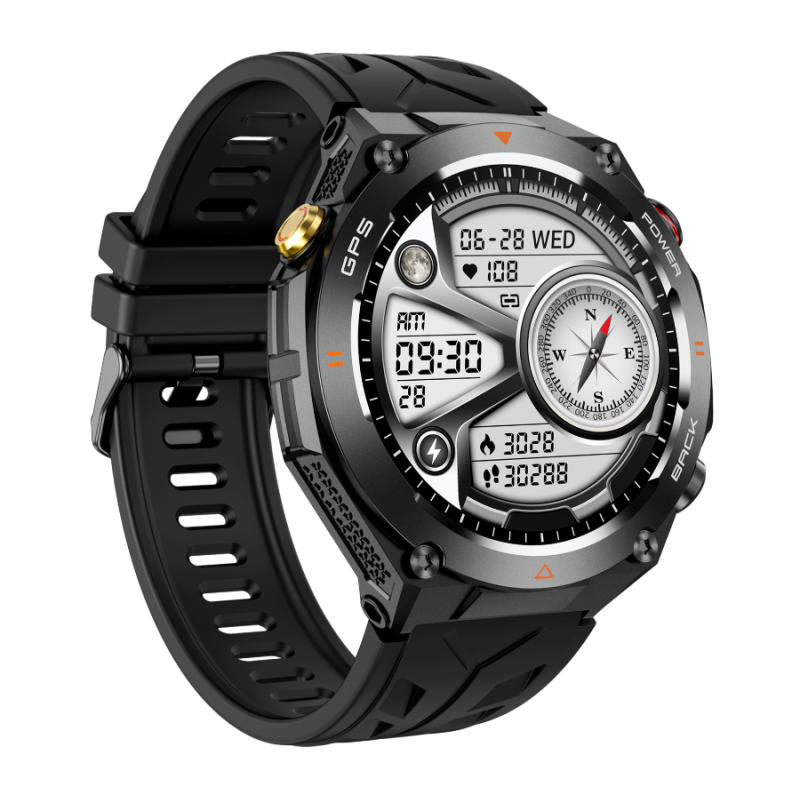 Smartwatch Rubicon RNCF37 czarny SMARUB331