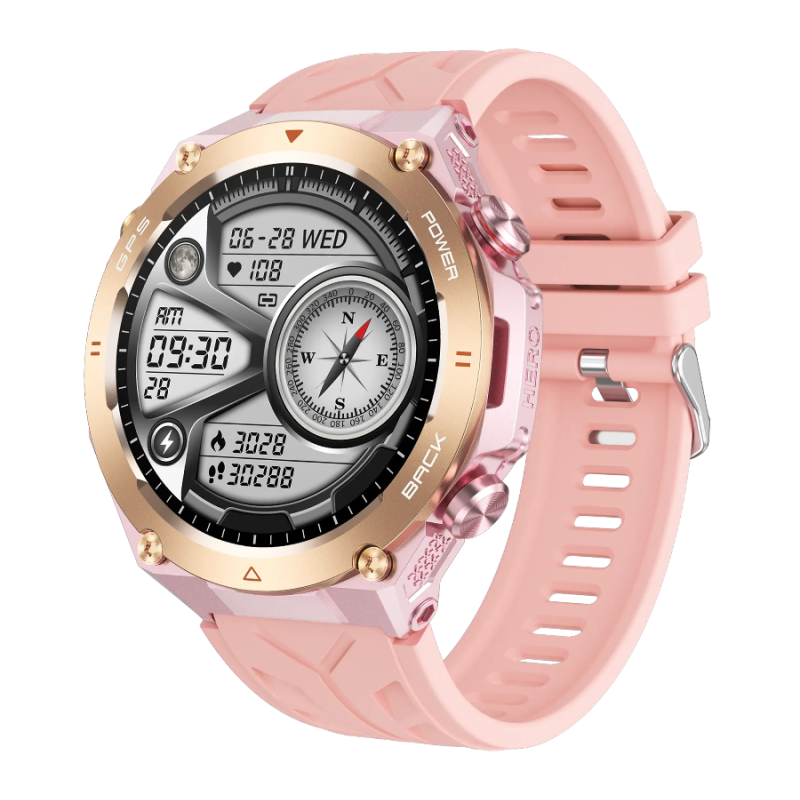 Smartwatch Rubicon RNCF37 Różowy - JubilerSezam.pl