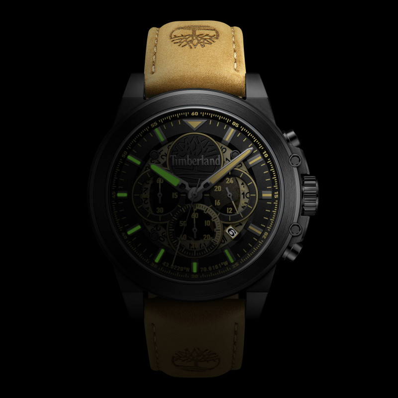 Zegarek męski Timberland na skórzanym pasku TDWGB0056003 - JubilerSezam.pl