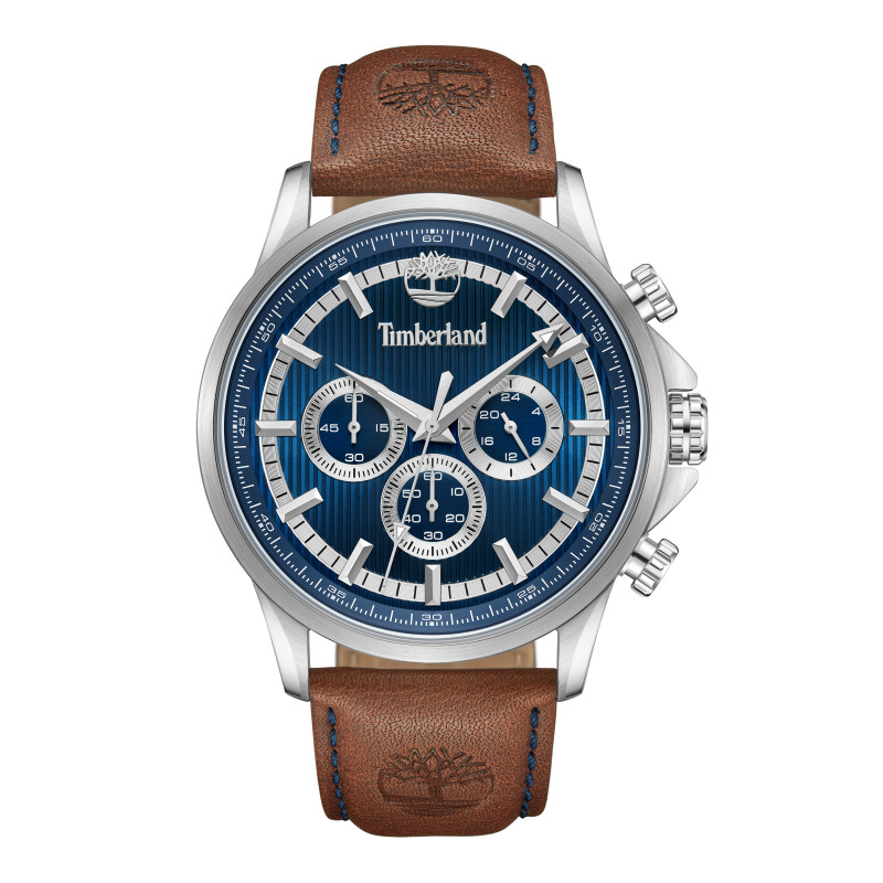 Męski zegarek Timberland na skórzanym pasku TDWGF0054602 - JubilerSezam.pl