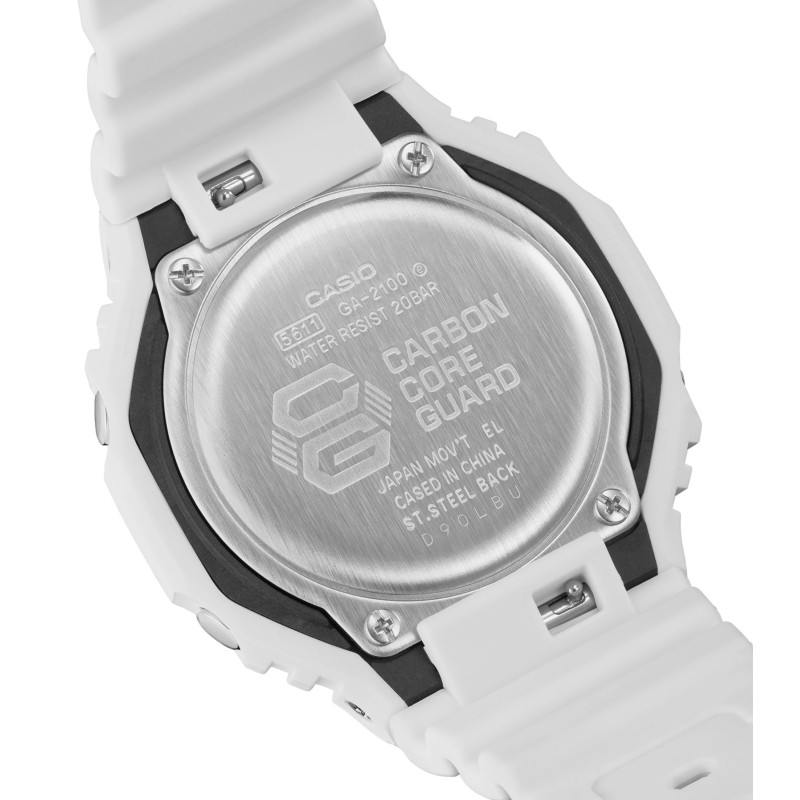 Zegarek Casio G-Shock GA-2100-7A7ER Biały - JubilerSezam.pl