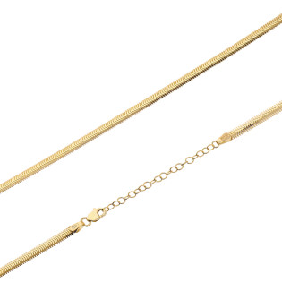 Zlatý řetízek snake ryzost 585 - iSezam.cz