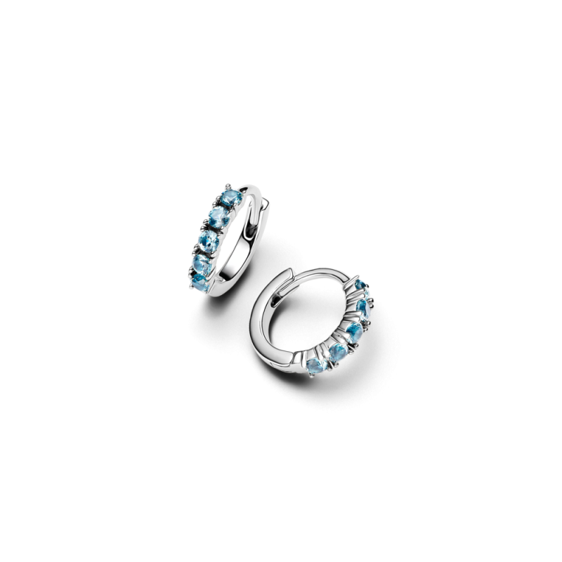 Pandora stříbrné náušnice huggie 293849C01