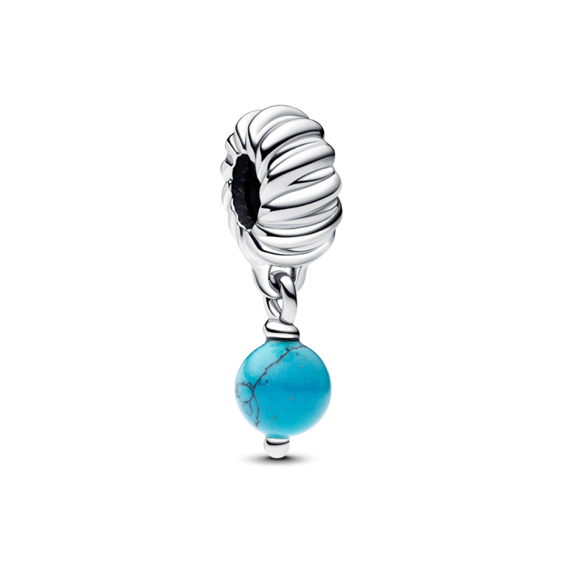 Charm přívěsek Pandora tyrkysová koule 793901C01