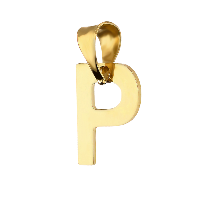 Zlatý přívěsek písmeno P ryz. 585 - iSezam.cz