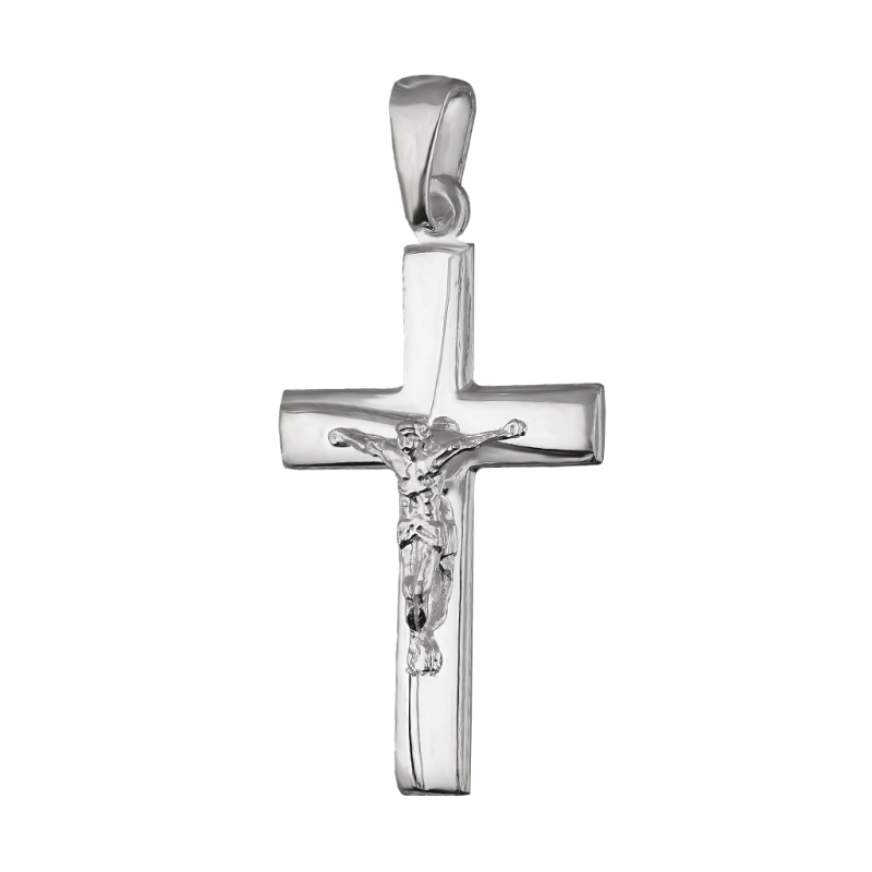 Stříbrný křížek s Pánem Ježíšem - Symbol víry - iSezam.cz