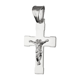 Stříbrný křížek s Ježíšem - Elegantní symbol víry - iSezam.cz
