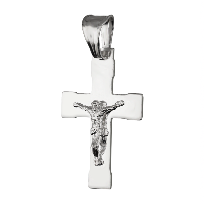 Stříbrný křížek s Ježíšem - Elegantní symbol víry - iSezam.cz