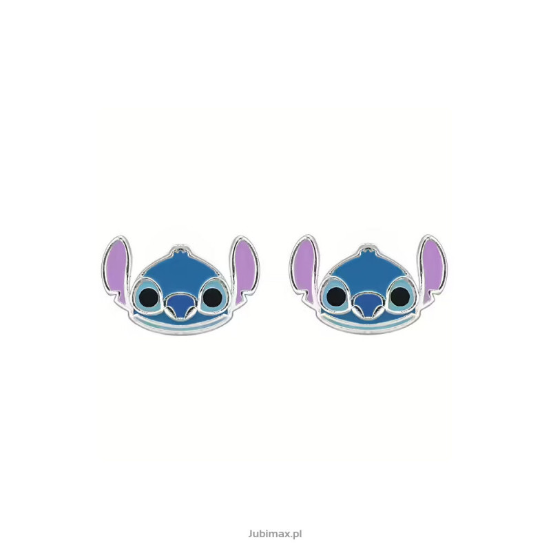 Stříbrné náušnice Disney Stitch pro dívky | iSezam.cz