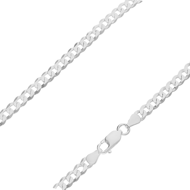 Stříbrný Řetízek Vzor Panceř 6mm Rhodovaný ryzost 925 - iSezam.cz