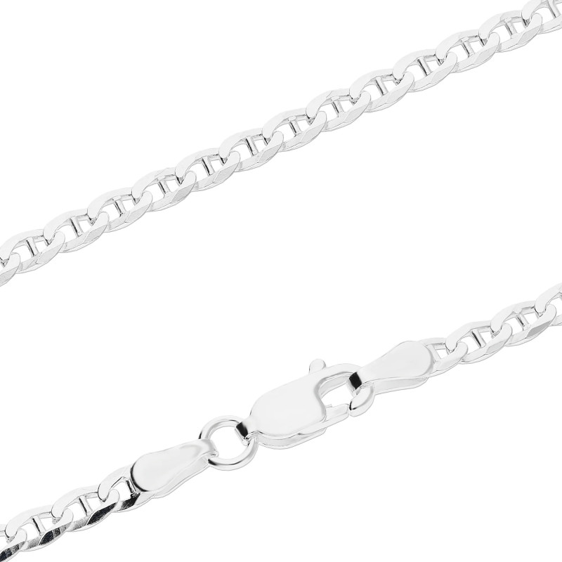 Stříbrný řetízek Gucci rhodiovaný 5mm - Jubiler Sezam