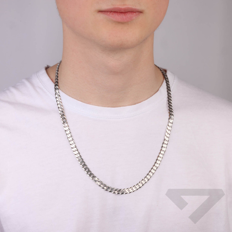 Řetízek stříbrný vzor panceř