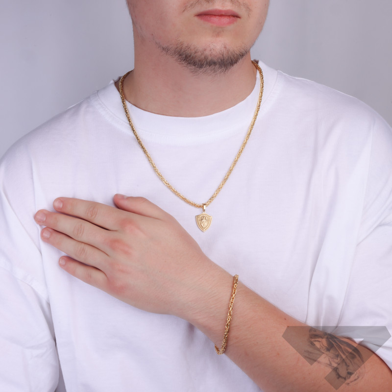 Zlatý řetízek královský vzor