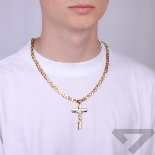 Zlatý řetízek fantazie pro muže ryzost 585 | iSezam.cz