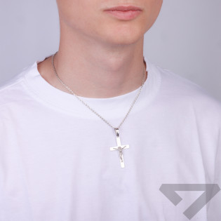 Stříbrný křížek s Ježíšem Kristem ryzost 925 | iSezam.cz