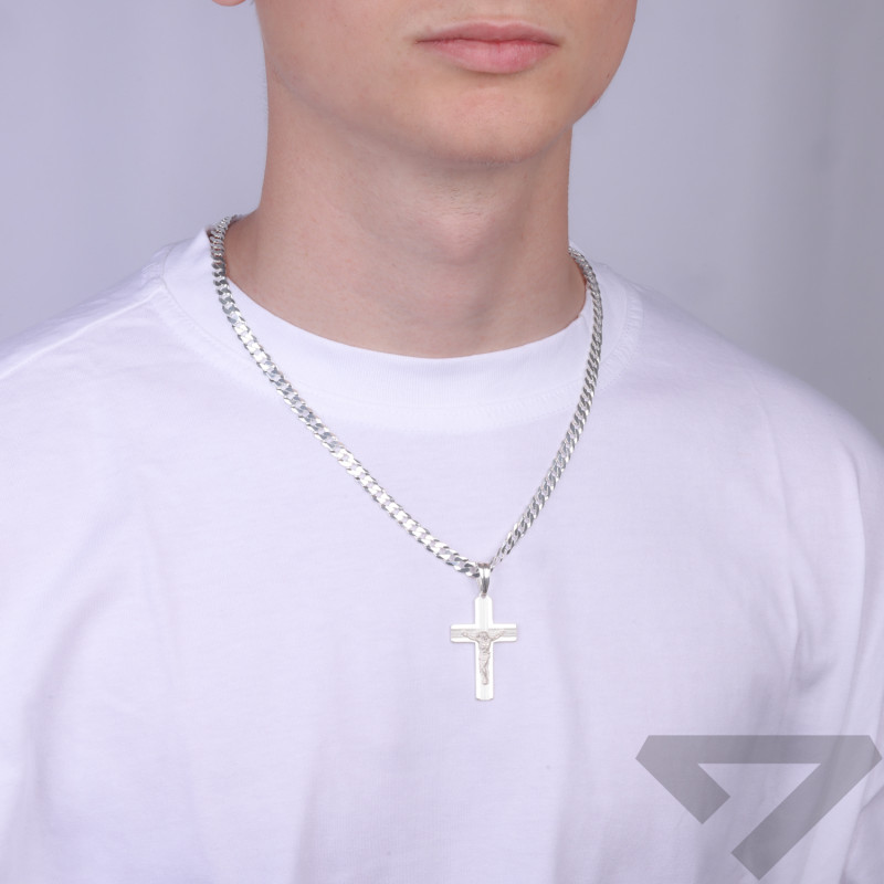 Stříbrný řetízek vzor panceř 6 mm