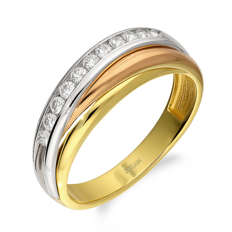 Zásnubní prsten VENEZIA s diamanty 0,31 ct | iSezam.cz