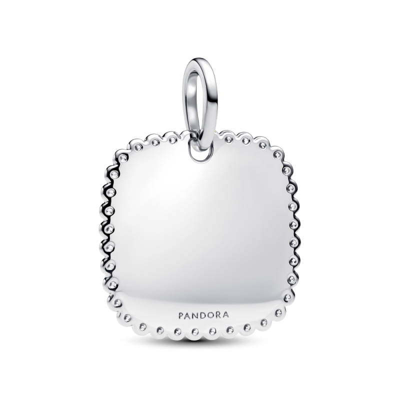 Čtvercový přívěsek Pandora pro gravírování 394009C01