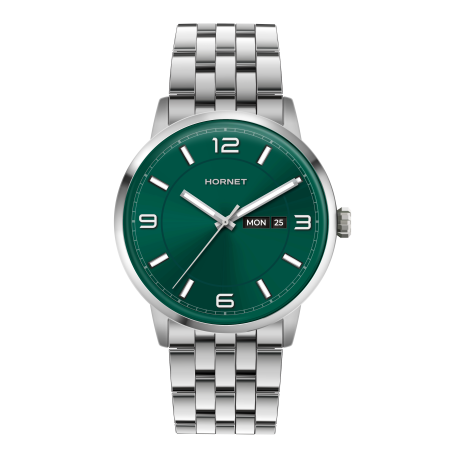 Hornet Empire Green Mill — zegarek męski z zieloną tarczą