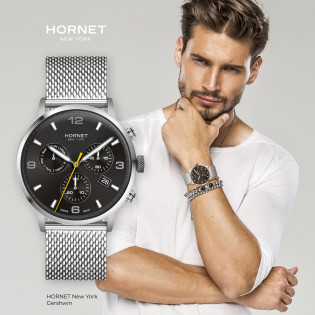 Hornet Performance Gershwin — zegarek męski chronograf mesh