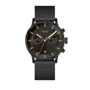 Hornet Hudson Alabama — czarny zegarek męski chronograf