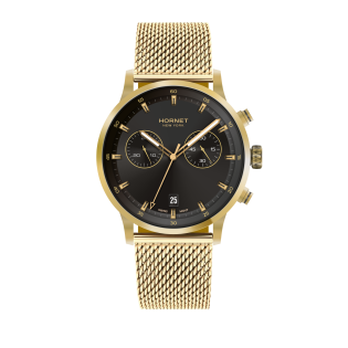 Hornet Hudson Speedway — złoty męski zegarek chronograf