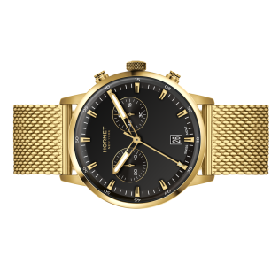 Hornet Hudson Speedway — złoty męski zegarek chronograf