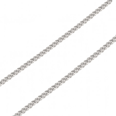 Srebrny łańcuszek Coreana splot 2mm - JubilerSezam.pl