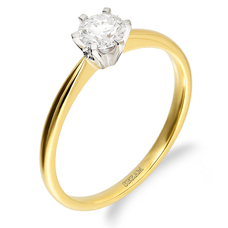 Zásnubní prsten 0,71 ct Briliant | iSezam.cz
