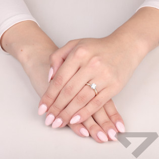 Zlatý prsten Soliter s laboratorními diamanty 2,39 ct | iSezam.cz