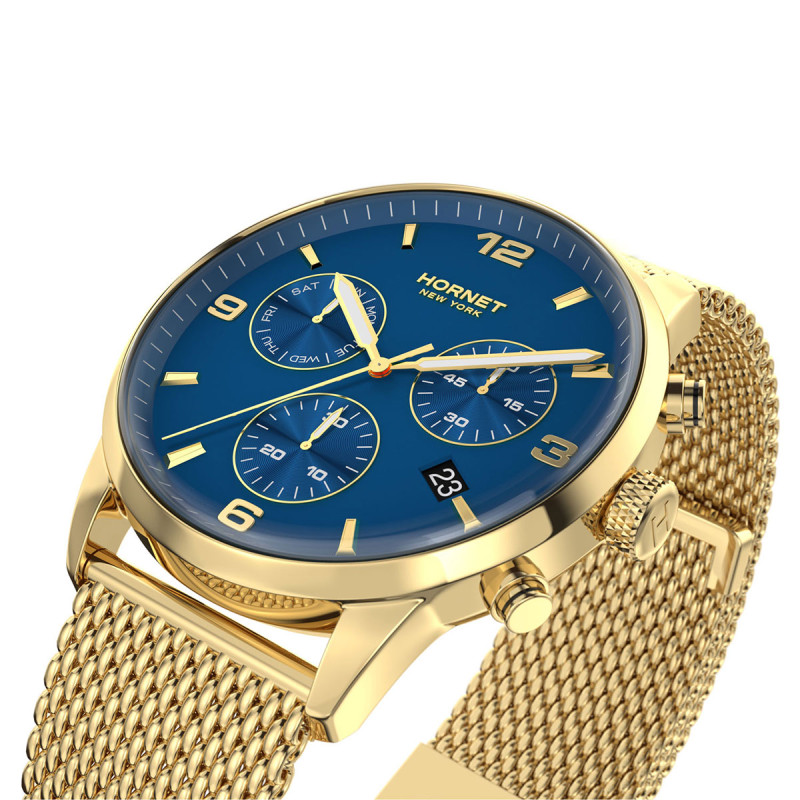 Hornet Performance Palace — złoty chronograf z granatem |Jubiler Sezam