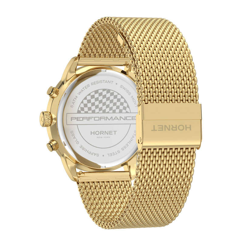 Hornet Performance Palace — złoty chronograf z granatem |Jubiler Sezam