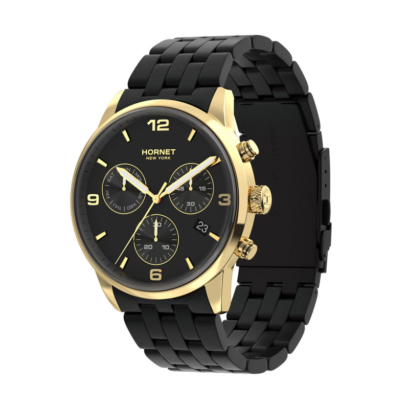 Hornet Performance St. James — czarno-złoty chronograf | Jubiler Sezam