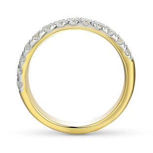 Zásnubní prsten Line of Love | Diamantový prsten 0,52ct | iSezam.cz