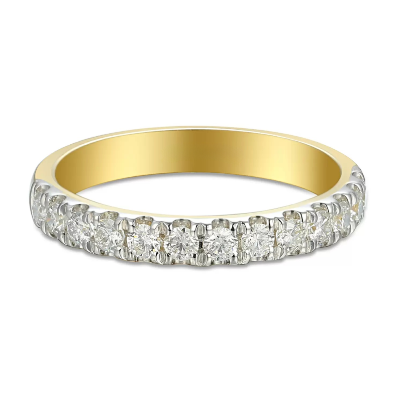 Zásnubní prsten Line of Love s laboratorními diamanty 0,52 ct