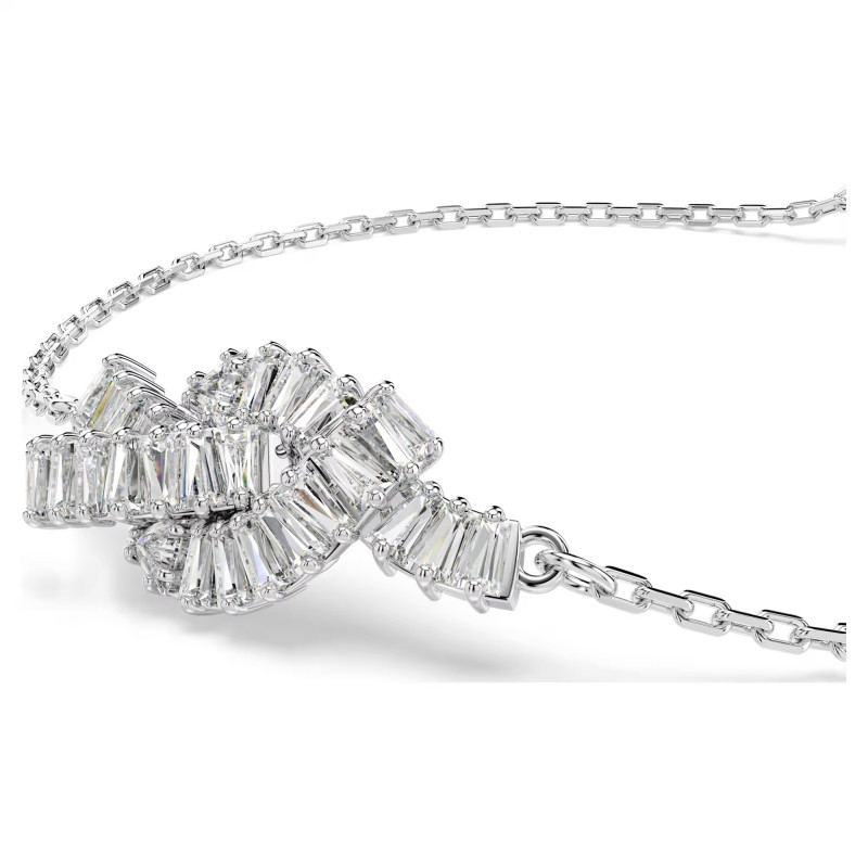 Bransoletka Swarovski Matrix szlif schodkowy typu baguette, węzeł