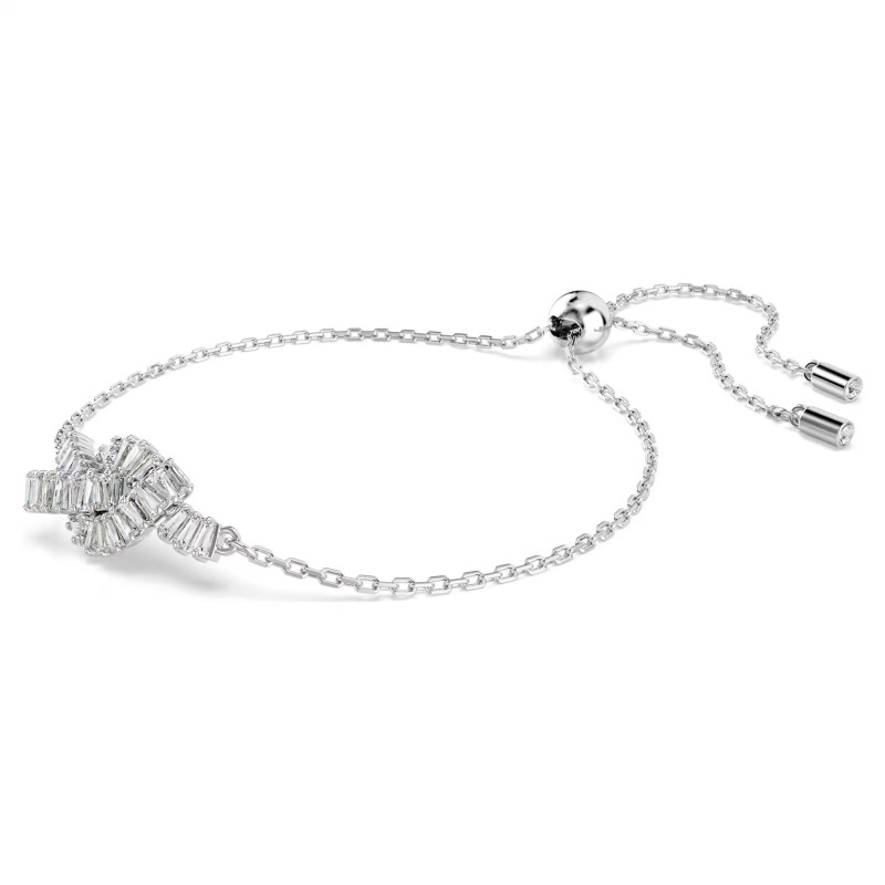 Bransoletka Swarovski Matrix szlif schodkowy typu baguette, węzeł