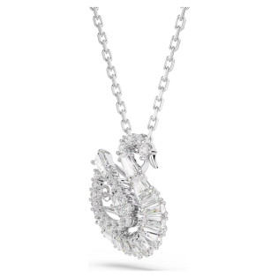 Naszyjnik Swarovski Swan szlify różnorodne, łabędź, biały