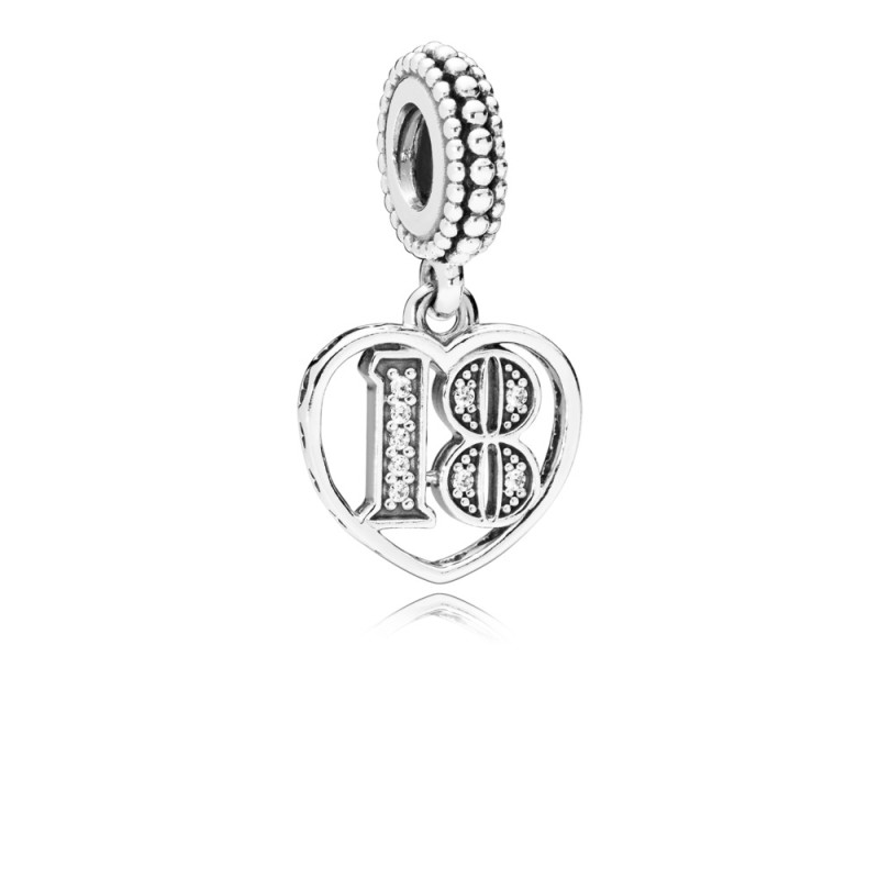 Přívěsek Pandora 18. narozeniny stříbrný 797262CZ