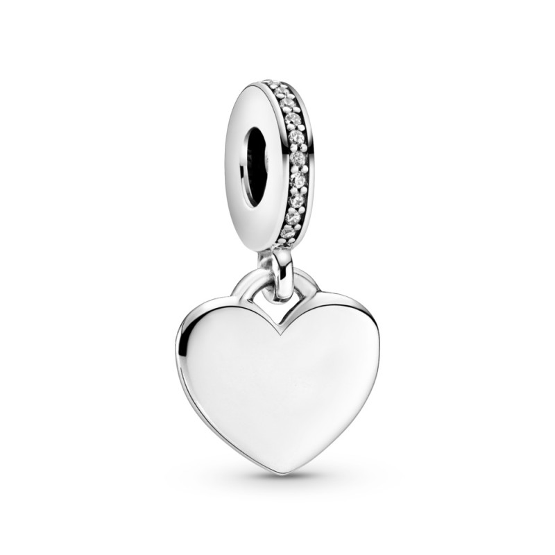 Charms přívěsek Pandora Srdce k gravírování 798761C01