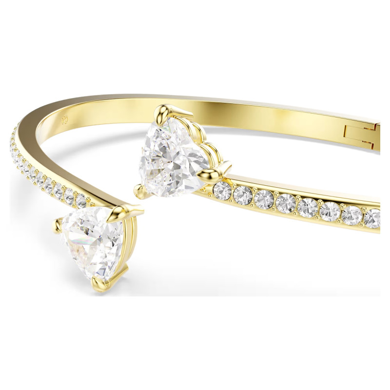 Bransoletka Swarovski typu bangle Mesmera Serce rozmiar M