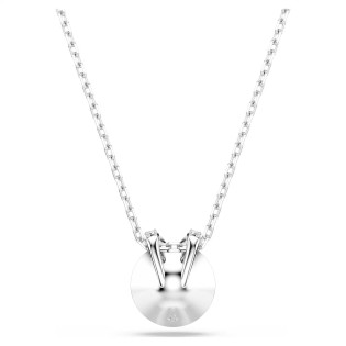 Naszyjnik Swarovski Bella V szlif okrągły, różowy, powłoka z rodu