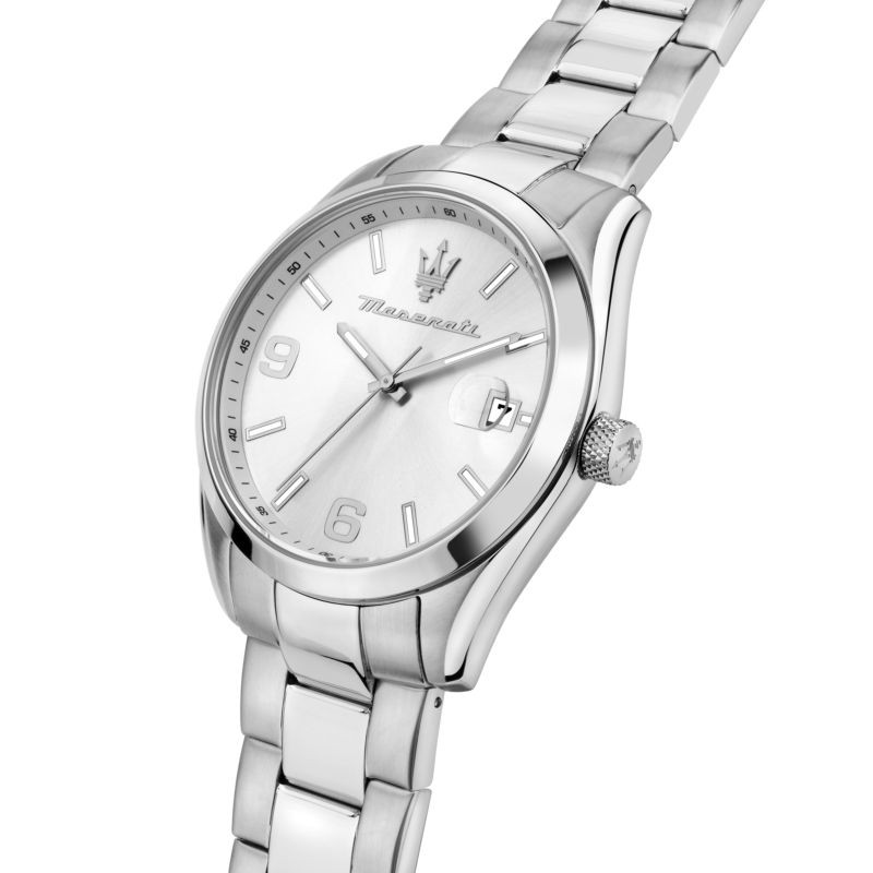 Zegarek męski Maserati Atrazione Silver Dial R8853151014